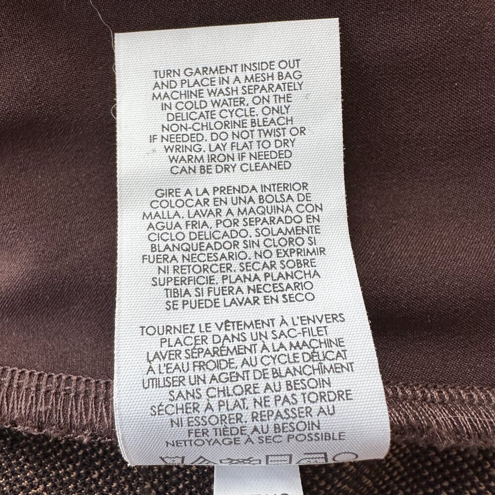 Cabi Director Trouser Style #4505 - Brown & Black Gold Print Sz 14 - Picture 7 of 16